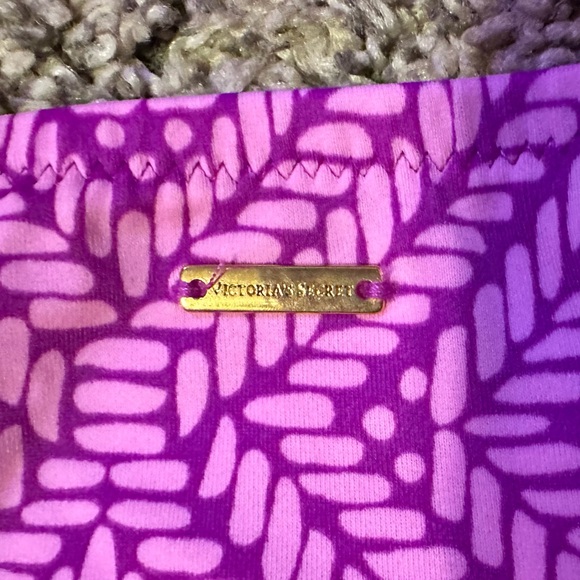 NEW Victoria’s Secret PINK Pattern Bikini Bathing Suit Bottom L Large With Liner - Picture 7 of 7